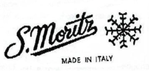 S. MORITZ Logo (EUIPO, 07/18/2011)