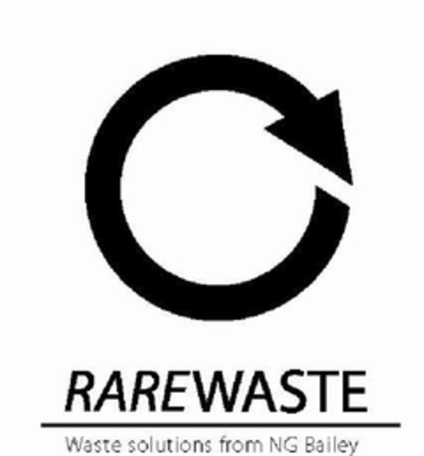 RAREWASTE - WASTE SOLUTIONS FROM NG BAILEY Logo (EUIPO, 05/28/2012)