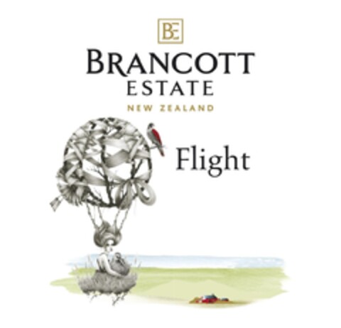 BE BRANCOTT ESTATE NEW ZEALAND Flight Logo (EUIPO, 21.06.2012)