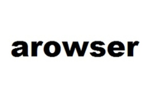 arowser Logo (EUIPO, 28.03.2014)