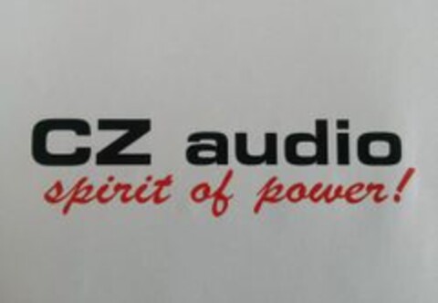 CZ audio spirit of power! Logo (EUIPO, 18.12.2014)