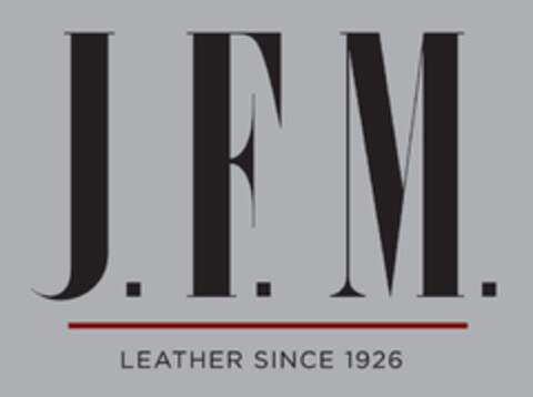 J.F.M. LEATHER SINCE 1926 Logo (EUIPO, 13.10.2014)