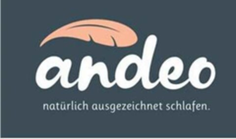 andeo natürlich ausgezeichnet schlafen Logo (EUIPO, 11/28/2018)