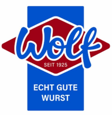 Wolf SEIT 1925 ECHT GUTE WURST Logo (EUIPO, 16.07.2019)