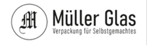 Müller Glas Verpackung für Selbstgemachtes Logo (EUIPO, 12.02.2021)