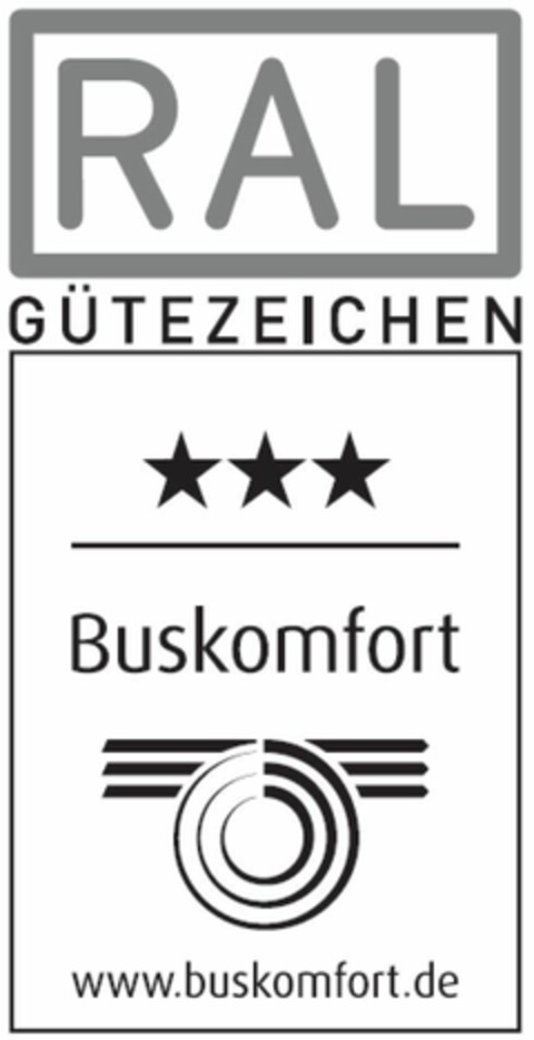 RAL GÜTEZEICHEN Buskomfort www.buskomfort.de Logo (EUIPO, 09.11.2021)