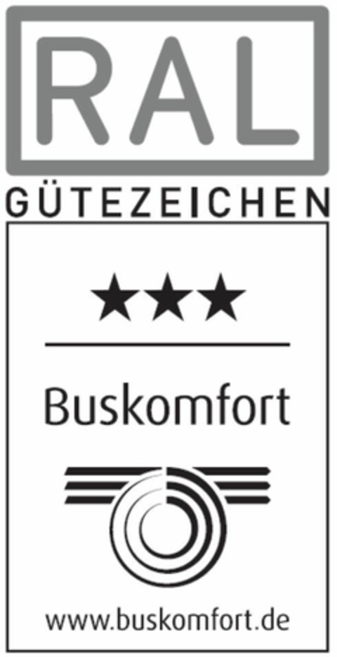 RAL GÜTEZEICHEN Buskomfort www.buskomfort.de Logo (EUIPO, 11/09/2021)