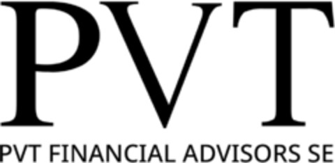 PVT PVT FINANCIAL ADVISORS SE Logo (EUIPO, 31.08.2022)