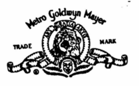 Metro Goldwyn Mayer ARS GRATIA ARTIS TRADE MARK Logo (EUIPO, 01.04.1996)
