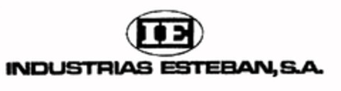 IE INDUSTRIAS ESTEBAN, S.A. Logo (EUIPO, 27.05.1996)