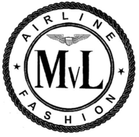 MvL AIRLINE FASHION Logo (EUIPO, 08/14/1996)