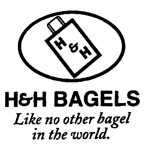 H&H BAGELS Like no other bagel in the world. Logo (EUIPO, 08/05/1997)