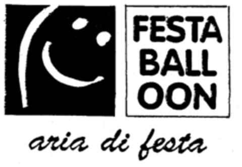 FESTA BALL OON aria di festa Logo (EUIPO, 11.06.1999)