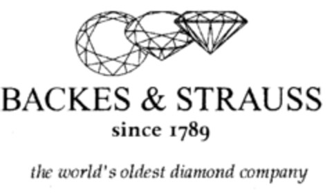 BACKES & STRAUSS since 1789 the world's oldest diamond company Logo (EUIPO, 20.09.2001)