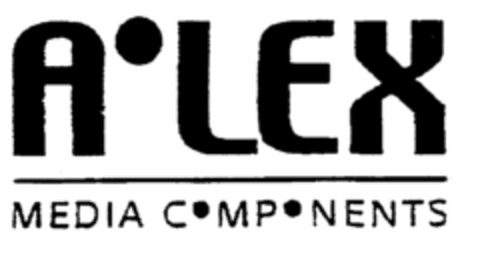 A·LEX MEDIA C·MP·NENTS Logo (EUIPO, 31.01.2002)