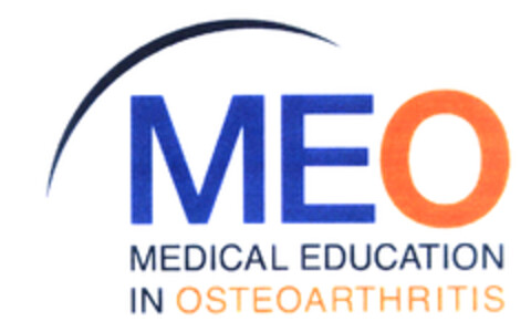 MEO MEDICAL EDUCATION IN OSTEOARTHRITIS Logo (EUIPO, 26.06.2003)