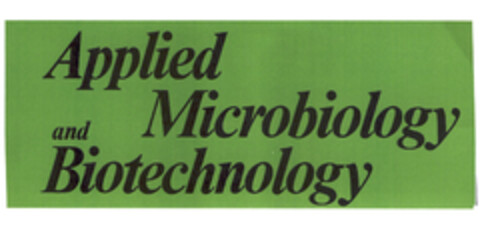 Applied Microbiology and Biotechnology Logo (EUIPO, 19.08.2003)