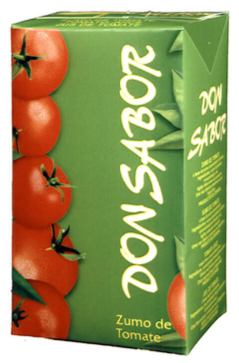 DON SABOR Zumo de Tomate DON SABOR Logo (EUIPO, 01.06.2006)