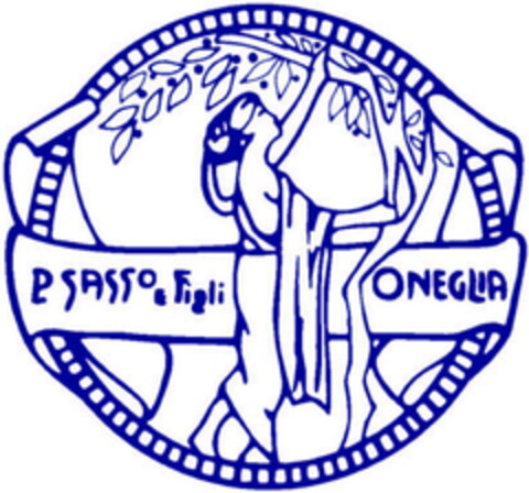 P. SASSO E Figli ONEGLIA Logo (EUIPO, 12/13/2007)