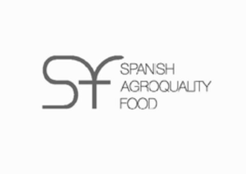 SF SPANISH AGROQUALITY FOOD, S.L. Logo (EUIPO, 06/21/2012)