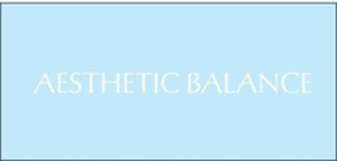 AESTHETIC BALANCE Logo (EUIPO, 30.08.2012)