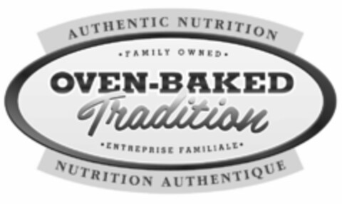 AUTHENTIC NUTRITION FAMILY OWNED OVEN-BAKED TRADITION ENTREPRISE FAMILIALE NUTRITION AUTHENTIQUE Logo (EUIPO, 03.11.2015)