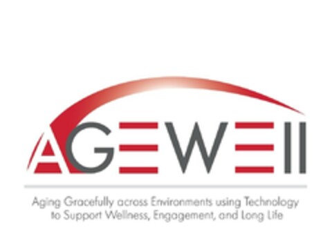 AGEWELL Aging Gracefully across Environments using Technology to Support Wellness, Engagement, and Long Life Logo (EUIPO, 21.12.2017)