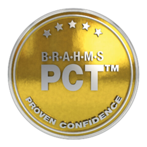 B·R·A·H·M·S PCT, PROVEN CONFIDENCE Logo (EUIPO, 25.09.2018)