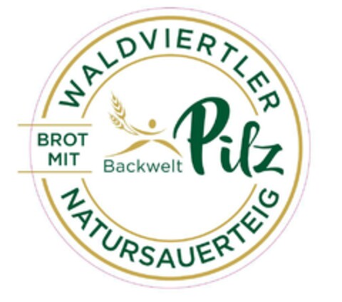 Waldviertler Brot mit Natursauerteig - Backwelt Pilz Logo (EUIPO, 10/17/2019)