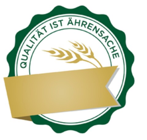 QUALITÄT IST ÄHRENSACHE Logo (EUIPO, 11/14/2019)