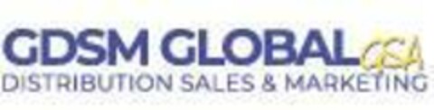 GDSM GLOBAL DISTRIBUTION SALES & MARKETING GSA Logo (EUIPO, 05/11/2020)