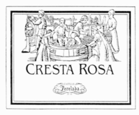 CRESTA ROSA Logo (EUIPO, 04/01/1996)