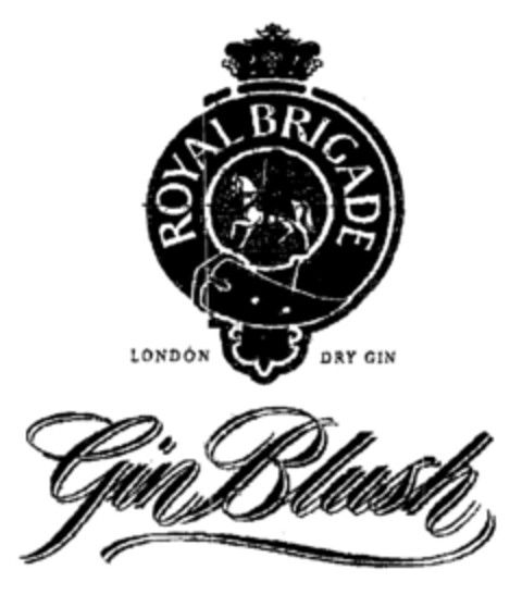 ROYAL BRIGADE LONDON DRY GIN Gin Blush Logo (EUIPO, 23.04.1998)