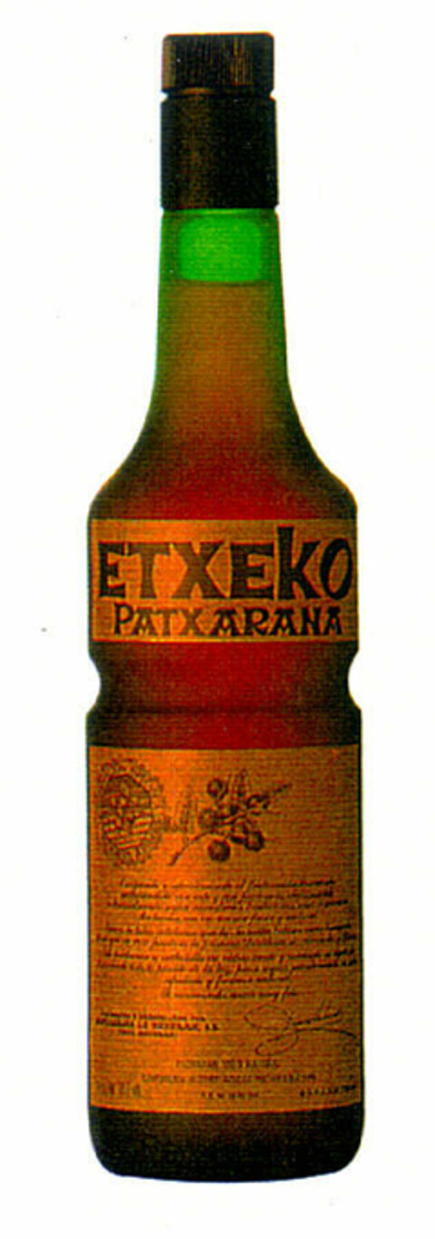 ETXEKO PATXARANA Logo (EUIPO, 26.10.1998)