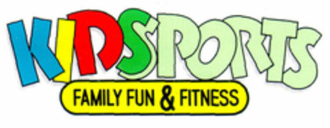 KIDSSPORTS FAMILY FUN & FITNESS Logo (EUIPO, 08.03.1999)