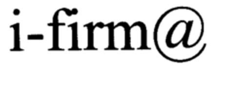 i-firm@ Logo (EUIPO, 26.01.2000)