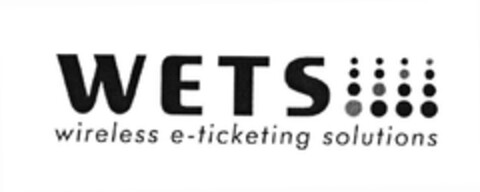 WETS wireless e-ticketing solutions Logo (EUIPO, 10.03.2003)