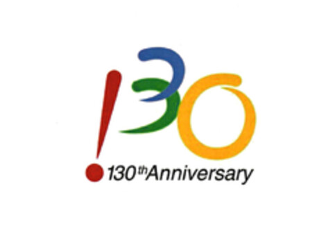 !30 130thAnniversary Logo (EUIPO, 03/29/2005)