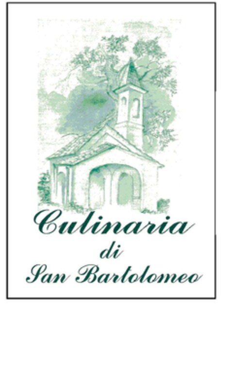 Culinaria di San Bartolomeo Logo (EUIPO, 18.10.2007)