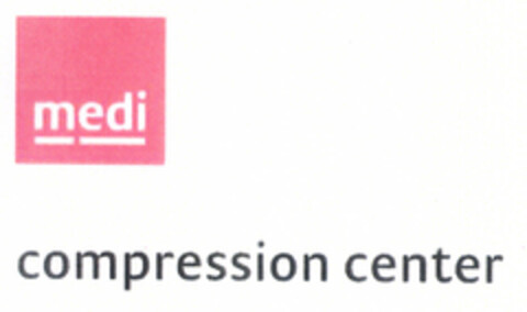 medi compression center Logo (EUIPO, 17.06.2009)