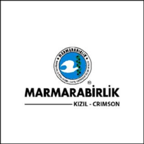 MARMARABIRLIK KIZIL-CRIMSON Logo (EUIPO, 11/02/2010)