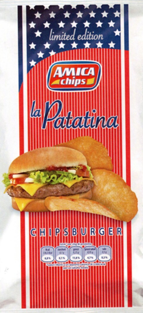 Amica Chips La Patatina chipsburger Logo (EUIPO, 04.06.2012)