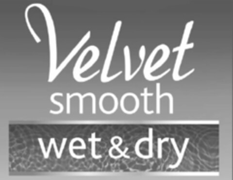Velvet smooth wet & dry Logo (EUIPO, 04.09.2015)