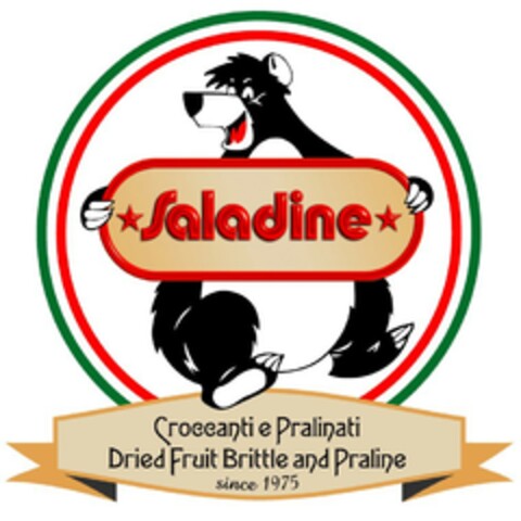 Saladine Croccanti e Pralinati Dried Fruit Brittle and Praline since 1975 Logo (EUIPO, 09/26/2016)