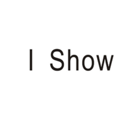 I Show Logo (EUIPO, 05/14/2018)