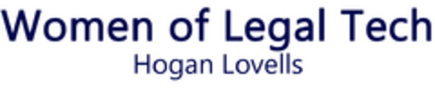 Women of Legal Tech Hogan Lovells Logo (EUIPO, 22.10.2018)