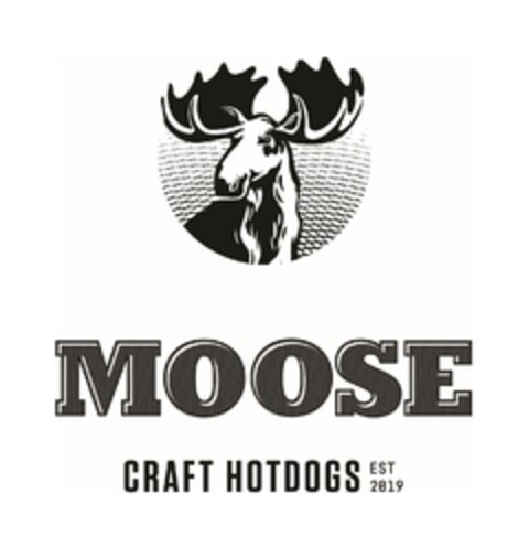 MOOSE CRAFT HOTDOGS EST 2019 Logo (EUIPO, 20.09.2019)