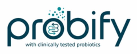 PROBIFY WITH CLINICALLY TESTED PROBIOTICS Logo (EUIPO, 11/27/2020)