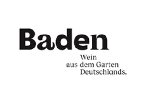 Baden Wein aus dem Garten Deutschlands. Logo (EUIPO, 17.06.2021)