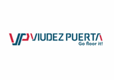 VP VIUDEZ PUERTA Go floor it! Logo (EUIPO, 09/21/2021)
